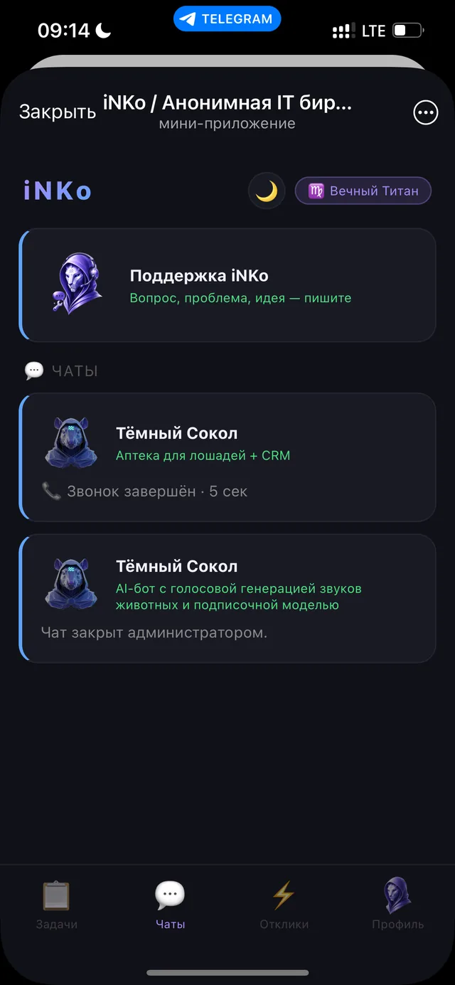 Переписка iNKo